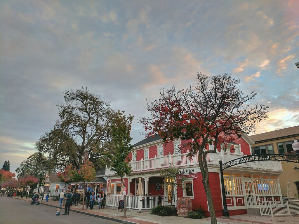 Hartz Avenue in downtown Danville, CA