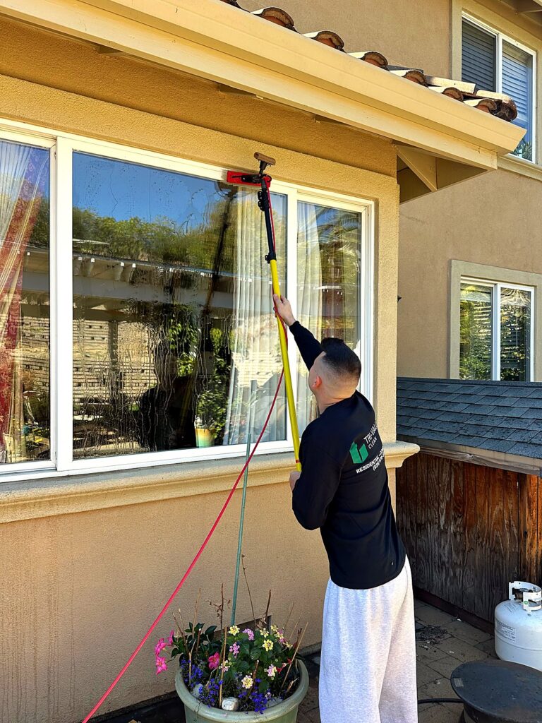 Large patio window and sliding glass door cleaning